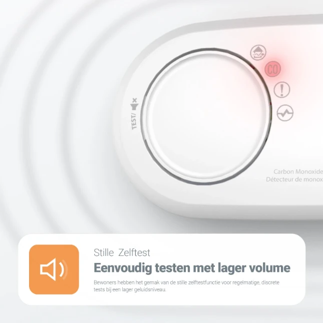 FireAngel Koolmonoxidemelder met 10-jarige batterij