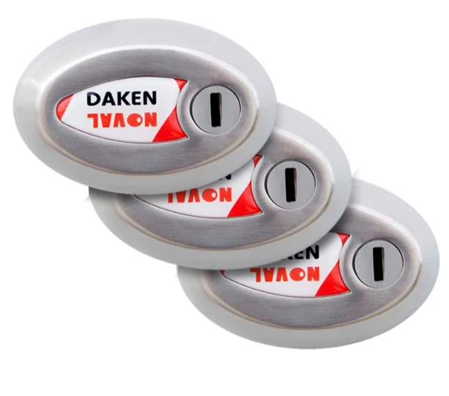 bott Veiligheidsslot Daken Noval (set van 3) - inclusief 6 sleutels