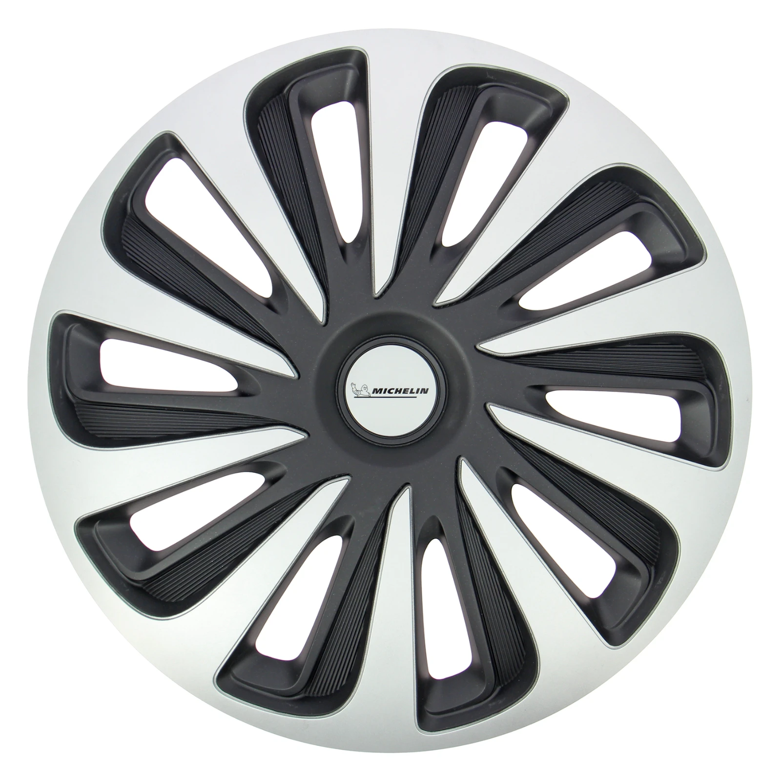 Michelin Wieldoppen 15 inch - zilver/zwart - nvs