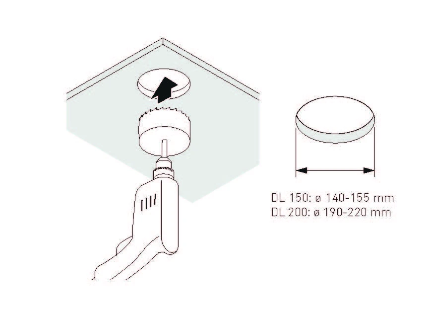 Steinel Sensor Binnenlamp RS PRO DL 150 SC