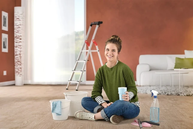 Hailo Huishoudtrap L80 aluminium - 4 treden