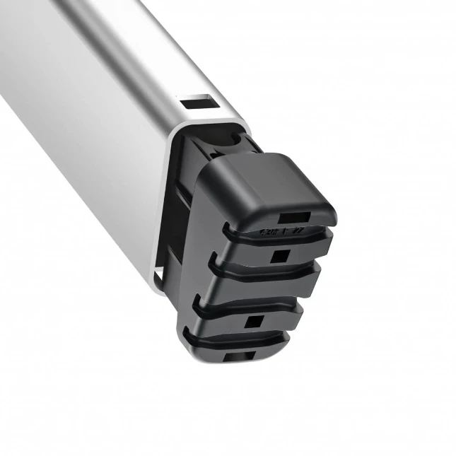 Hailo Huishoudtrap L80 aluminium - 4 treden