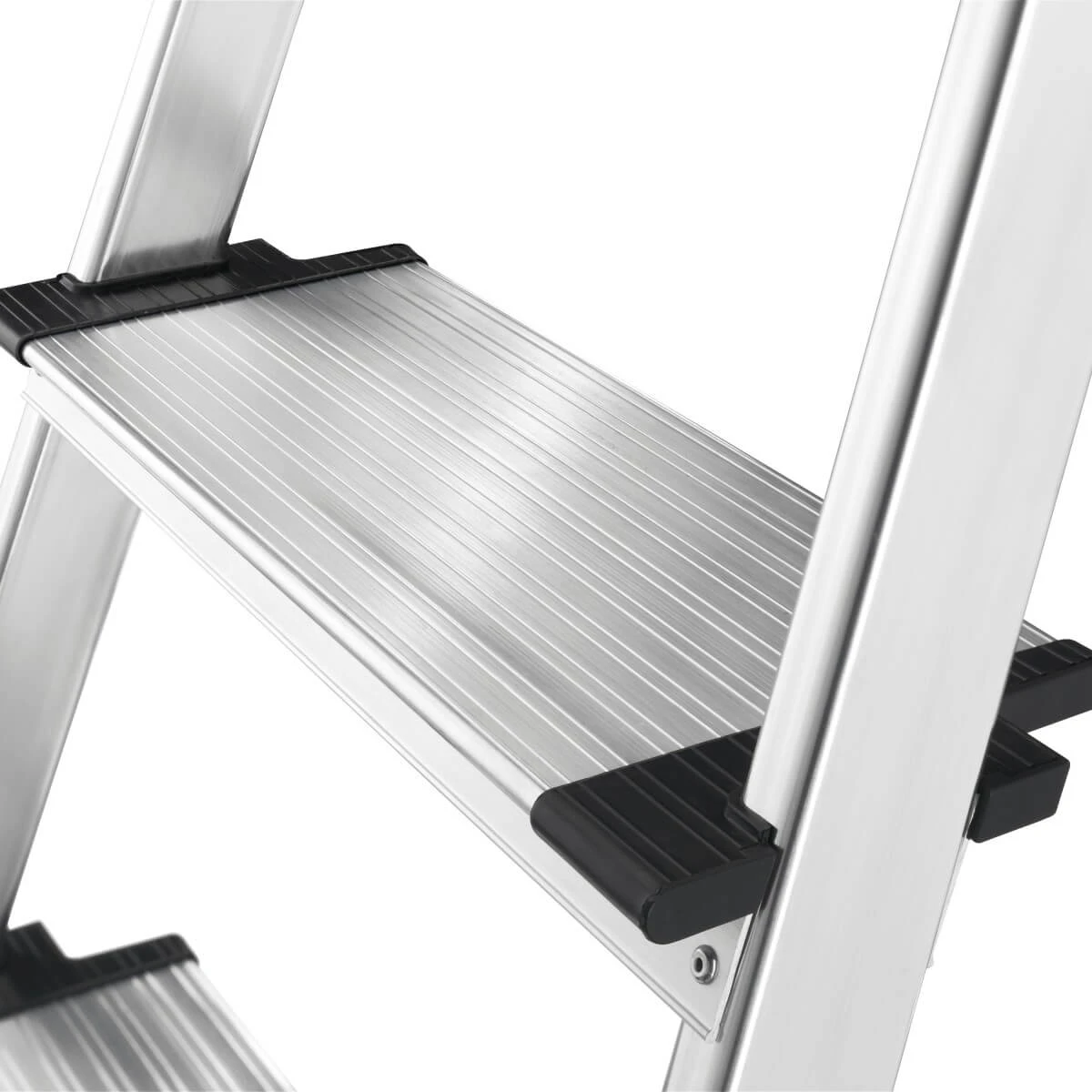 Hailo Huishoudtrap L80 aluminium - 4 treden