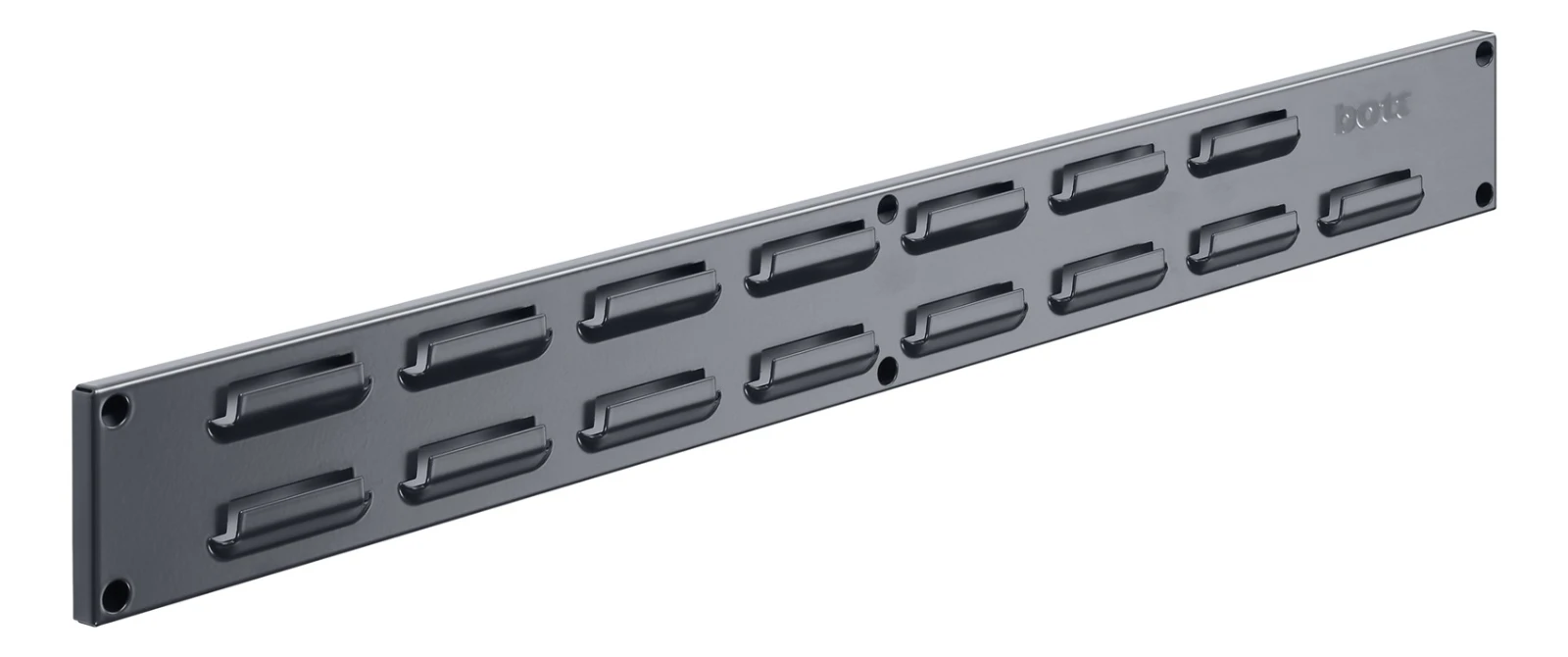 bott Perfo strip met sleuven RAL 3004