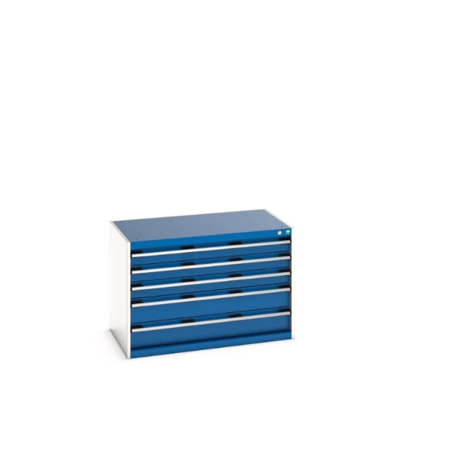 bott Cubio schuifladenkast 5 laden hoogte 700 mm RAL 5010
