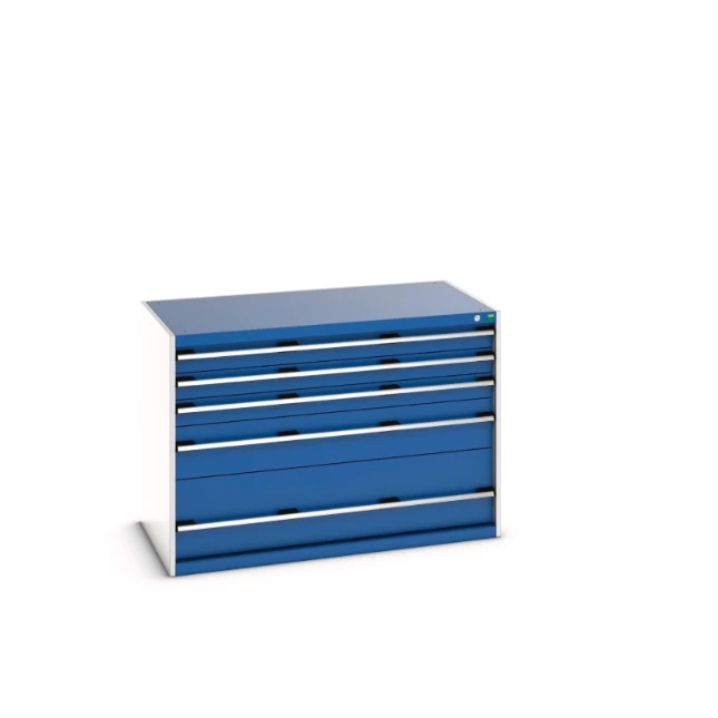 bott Cubio schuifladenkast 5 laden hoogte 900 mm RAL 5010