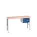 bott Cubio werkbank 3 laden Hoogte 740-1140 mm RAL 5010