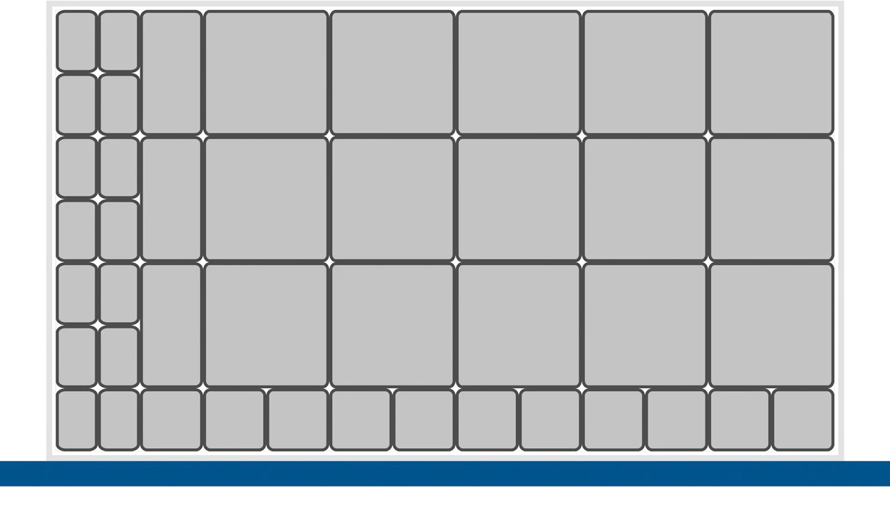 bott cubio assortiment d'aménagements intérieurs ekk-10675-1 ral 7011 