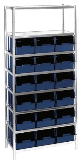 Raaco-Rayonnage 18 bacs 9-2800 - 18-40