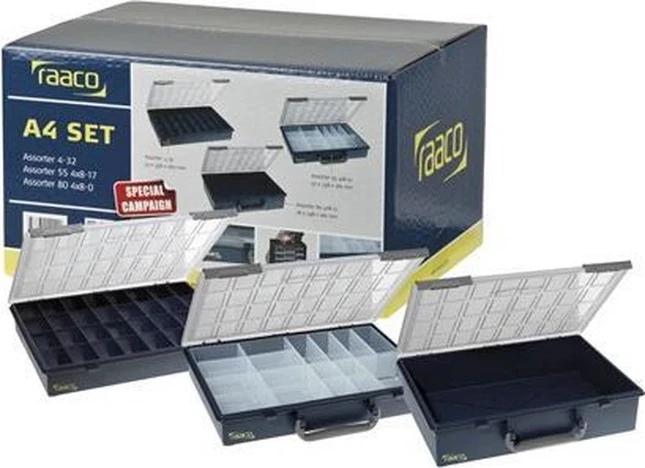 Raaco Assortimentsdoos Assorterset met 3 assorters