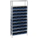 Raaco Bakkenkast 6-1100 met bakken - blauw