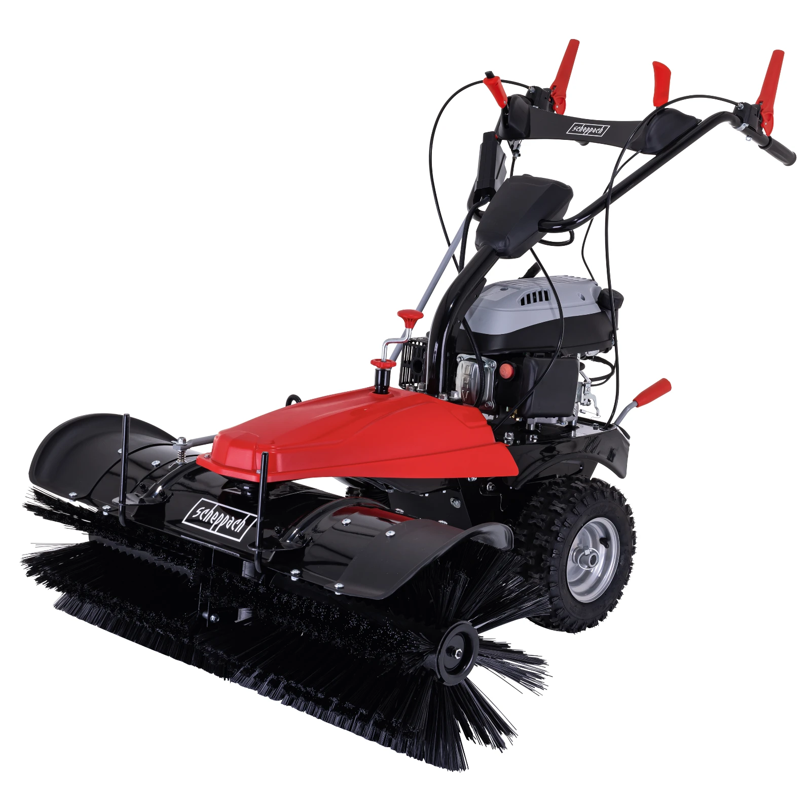 Scheppach Veegmachine SC2200PE  (met container en sneeuwschuiver)