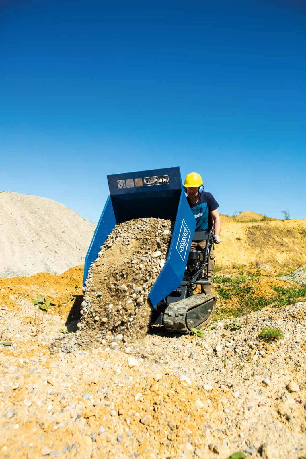 Scheppach Motorkruiwagen Mini Rupsdumper  DP5000 - 196cc