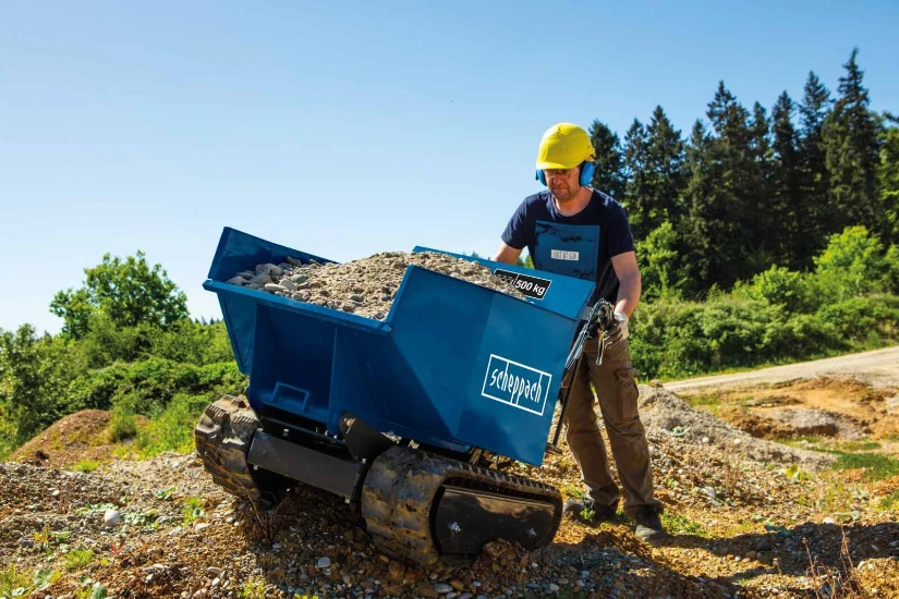 Scheppach Motorkruiwagen Mini Rupsdumper  DP5000 - 196cc