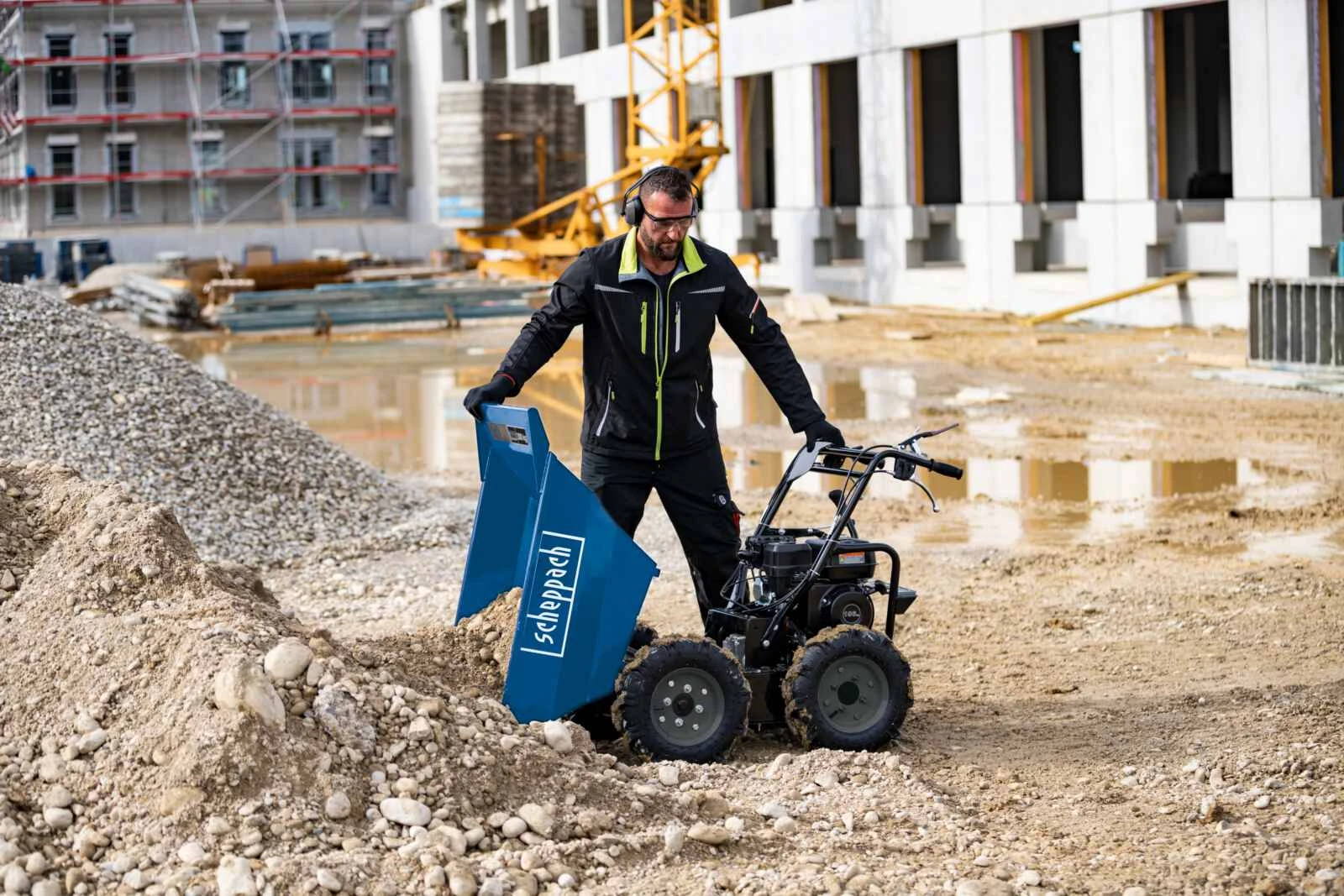 Scheppach Motorkruiwagen Minidumper DP3000 - 196cc