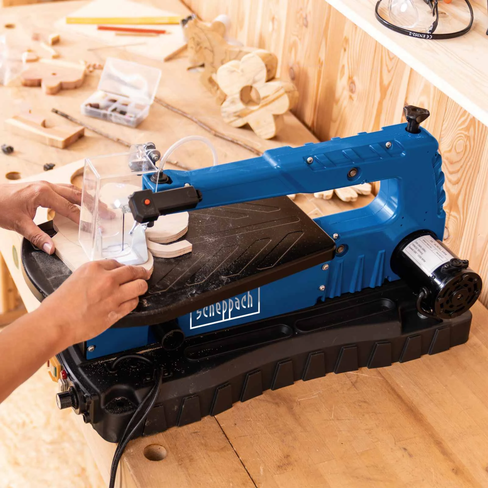 Scheppach Figuurzaag DECO SWITCH met pedaal