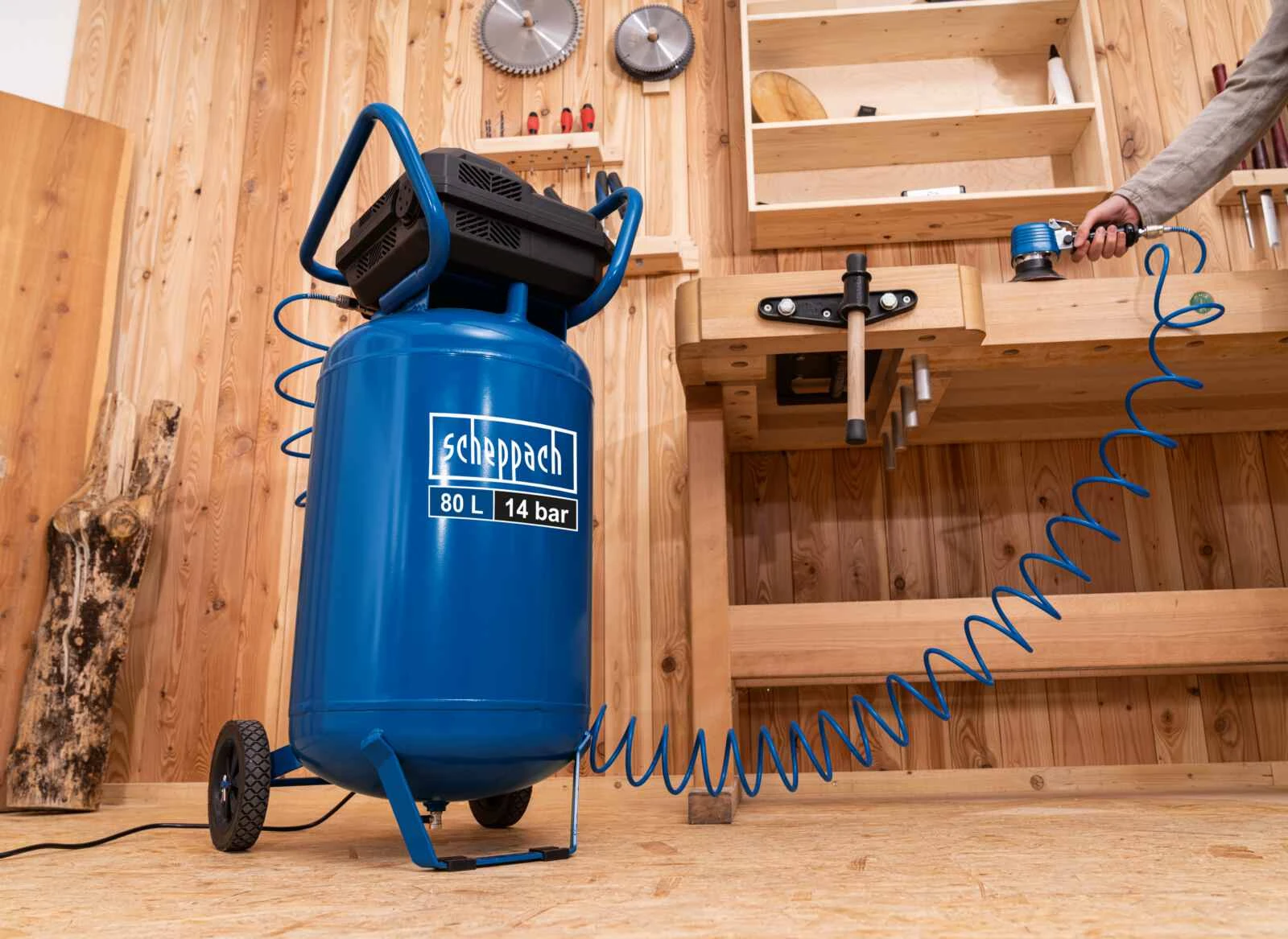 Scheppach Compressor HC85V verticaal 80L