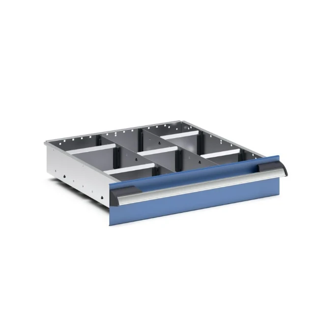bott Cubio indelingsassortiment 8 compartimenten 525x525x100 mm