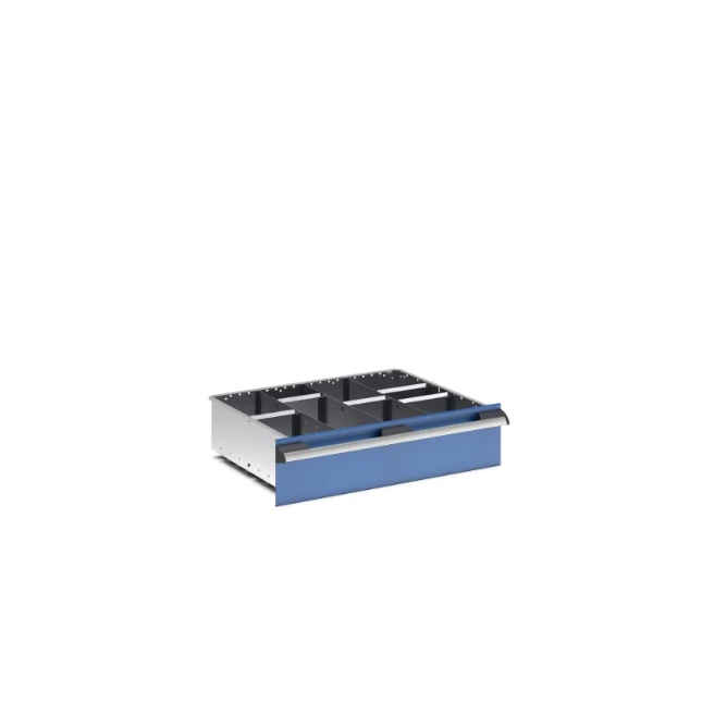 bott Cubio indelingsassortiment 9 compartimenten 650x525x150 mm