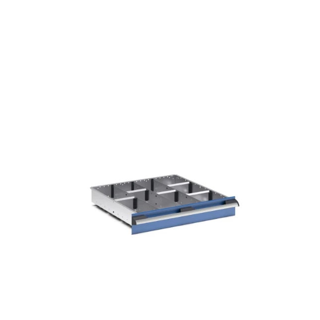 bott Cubio indelingsassortiment 9 compartimenten 650x650x100 mm