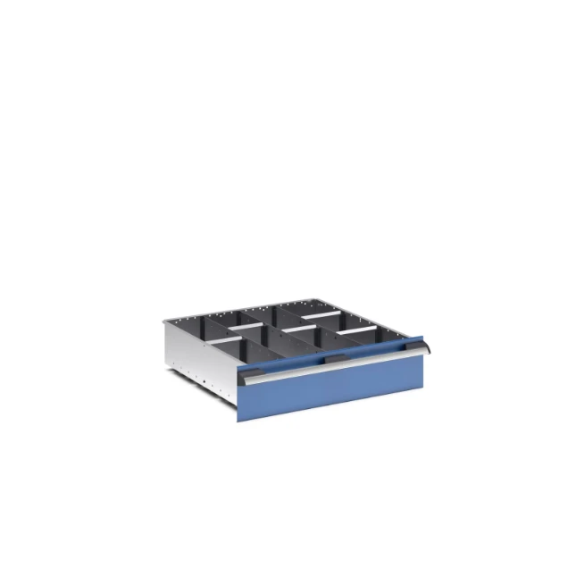 bott Cubio indelingsassortiment 9 compartimenten 650x650x150 mm