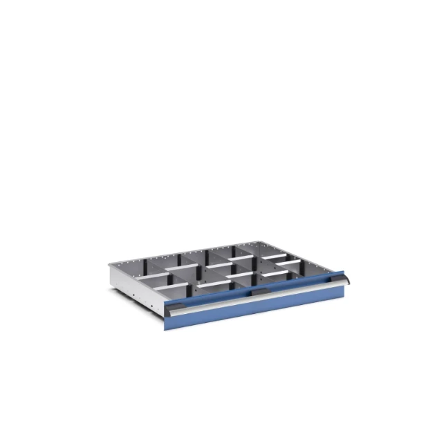 bott Cubio indelingsassortiment 15 compartimenten 800x650x100 mm