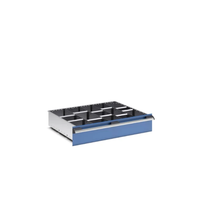 bott Cubio indelingsassortiment 15 compartimenten 800x650x150 mm