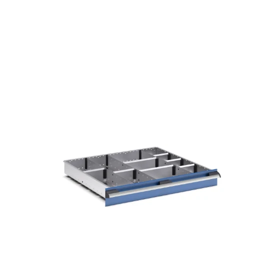 bott Cubio indelingsassortiment 11 compartimenten 800x750x100 mm