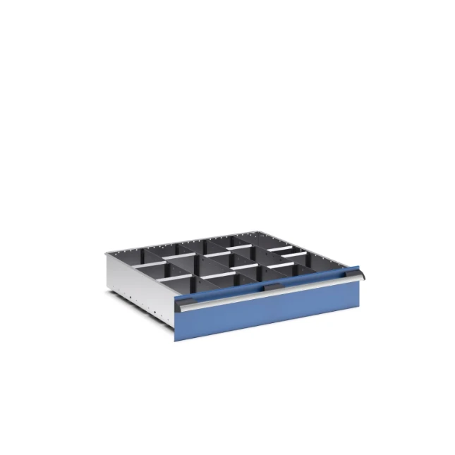 bott Cubio indelingsassortiment 15 compartimenten 800x750x150 mm