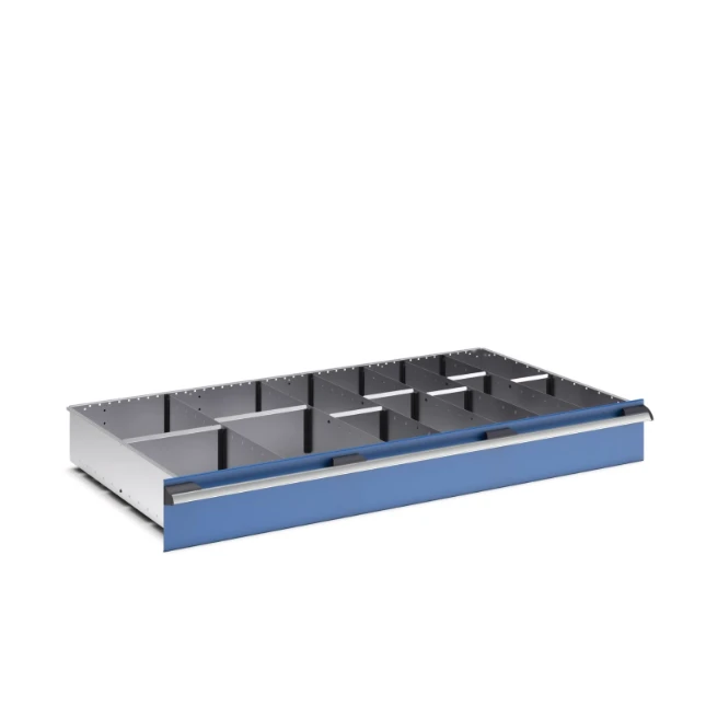 bott Cubio indelingsassortiment 14 compartimenten 1300x750x150 mm