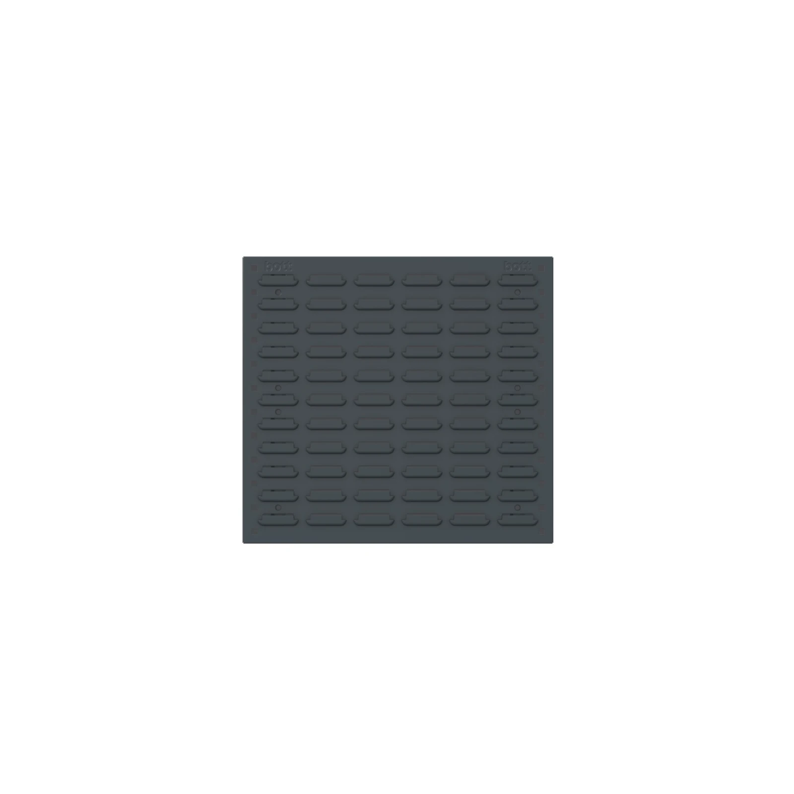 bott Perfo sleuvenplaat 495x457mm RAL 7016