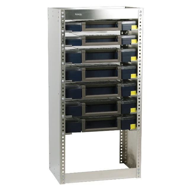 Raaco S217 Aluminium opbergrek - met 7 Boxxser  assortimentsdozen