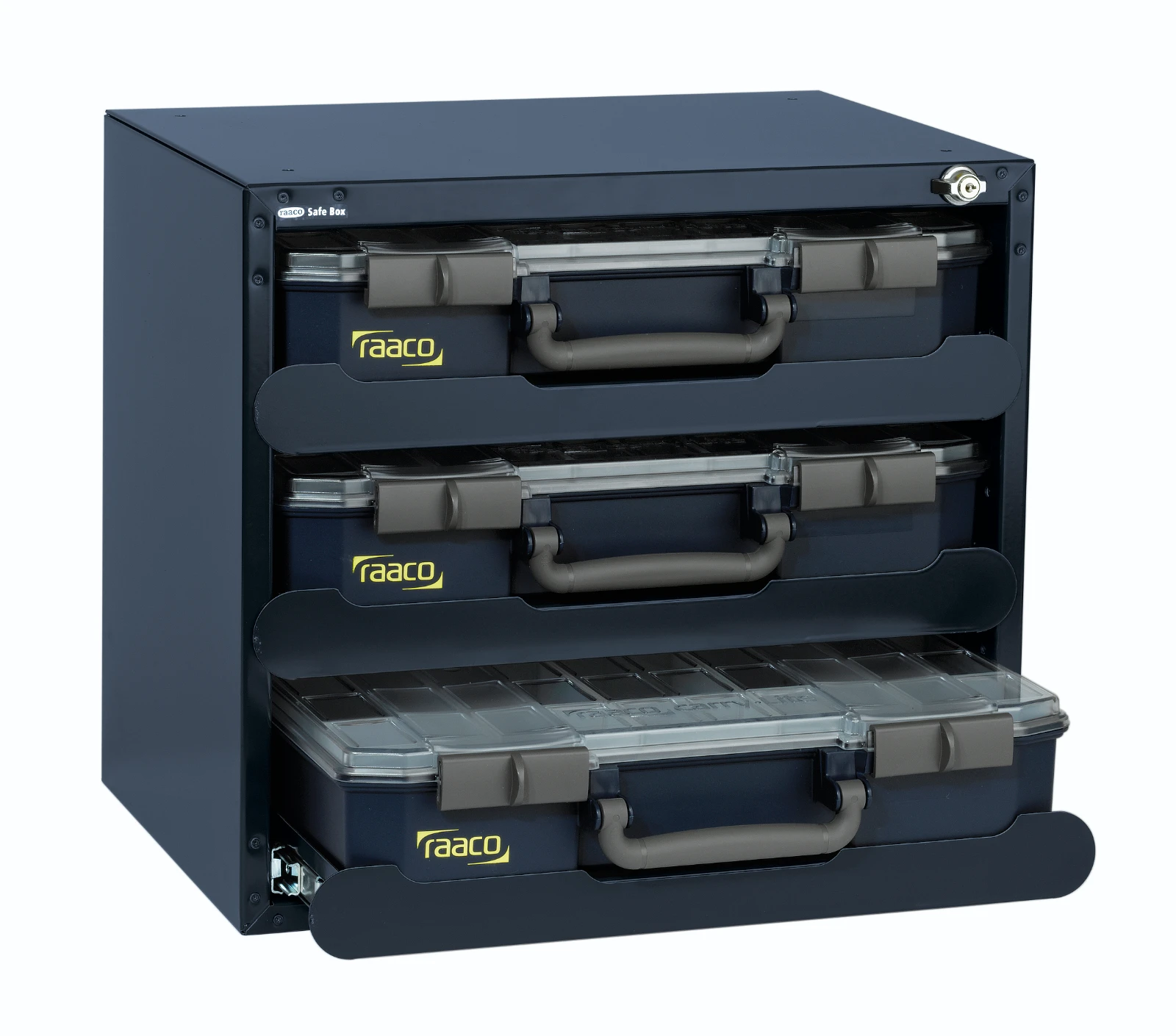 Raaco Safe Box 80x3 incl. 3x CarryLite 80 5x10-15