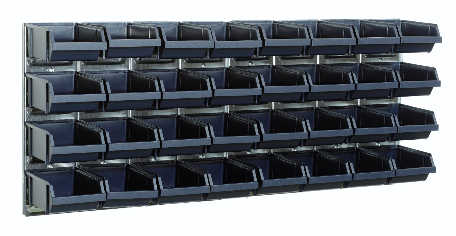 Raaco Wandpanelen voor magazijnbakken - met 32 bakjes
