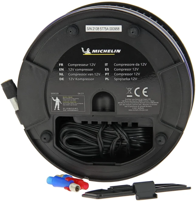 Michelin Compressor met Geïntegreerde Manometer - 12V / 7bar