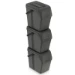 Keden Afvalscheidingsbakken - 3x25L - grijs