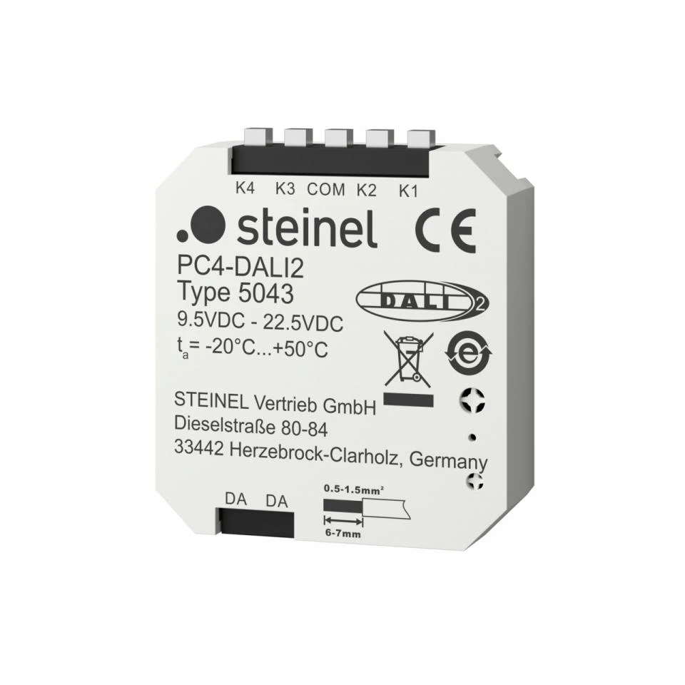 Steinel Drukknop koppeling PC4-DALI2 wit