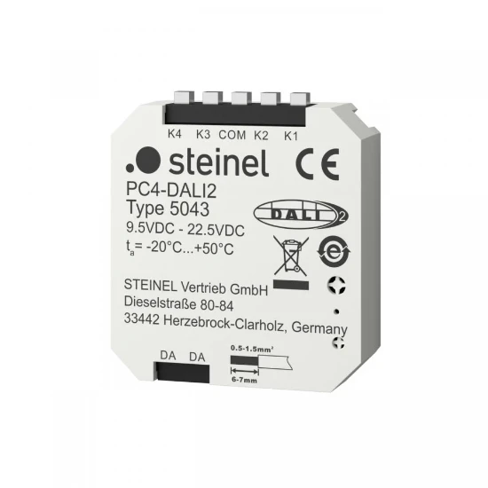 Steinel Drukknop koppeling PC4-DALI2 wit