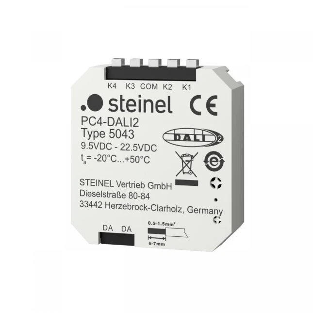 Steinel Drukknop koppeling PC4-DALI2 wit