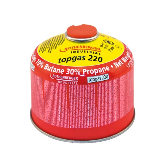 Rothenberger Gascartridge Topgas 220 7/16" EU (370ml)