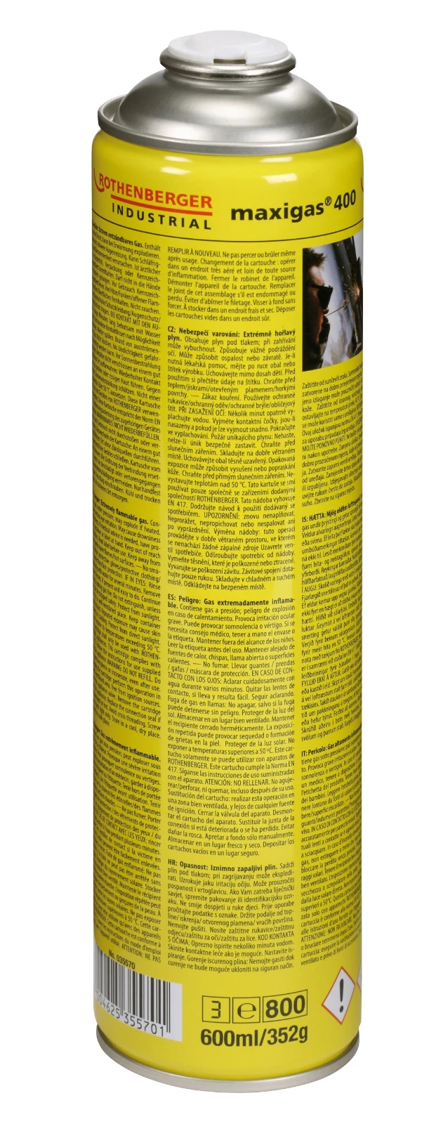 Rothenberger Maxigas 400 (600ml)