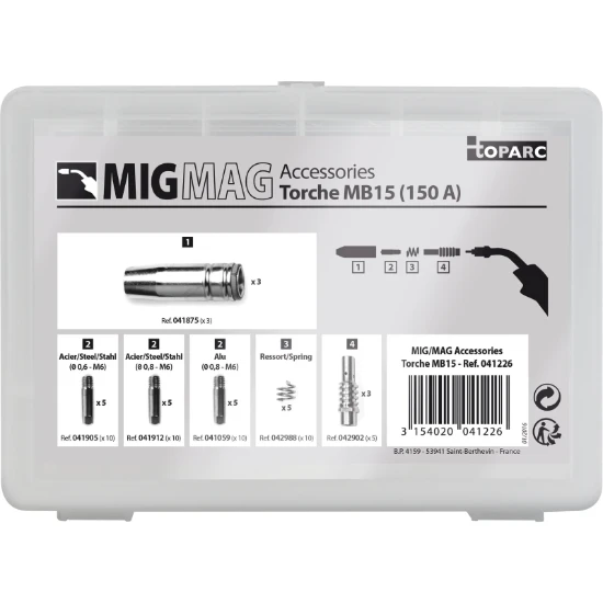 GYS Toebehorenset MB15 MIG/MAG toorts 150A