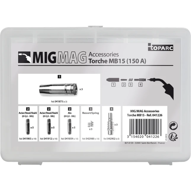 GYS Toebehorenset MB15 MIG/MAG toorts 150A