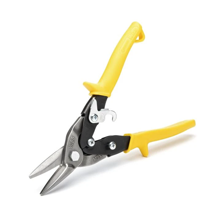 Wiss Cisaille jaune M3R, coupes droits, 248mm