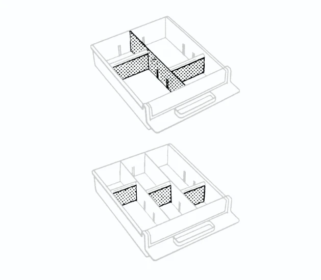 Raaco-Separations longitude (24pcs.), 24x80128