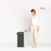 Brabantia Pedaalemmer Newicon 30L - platinum