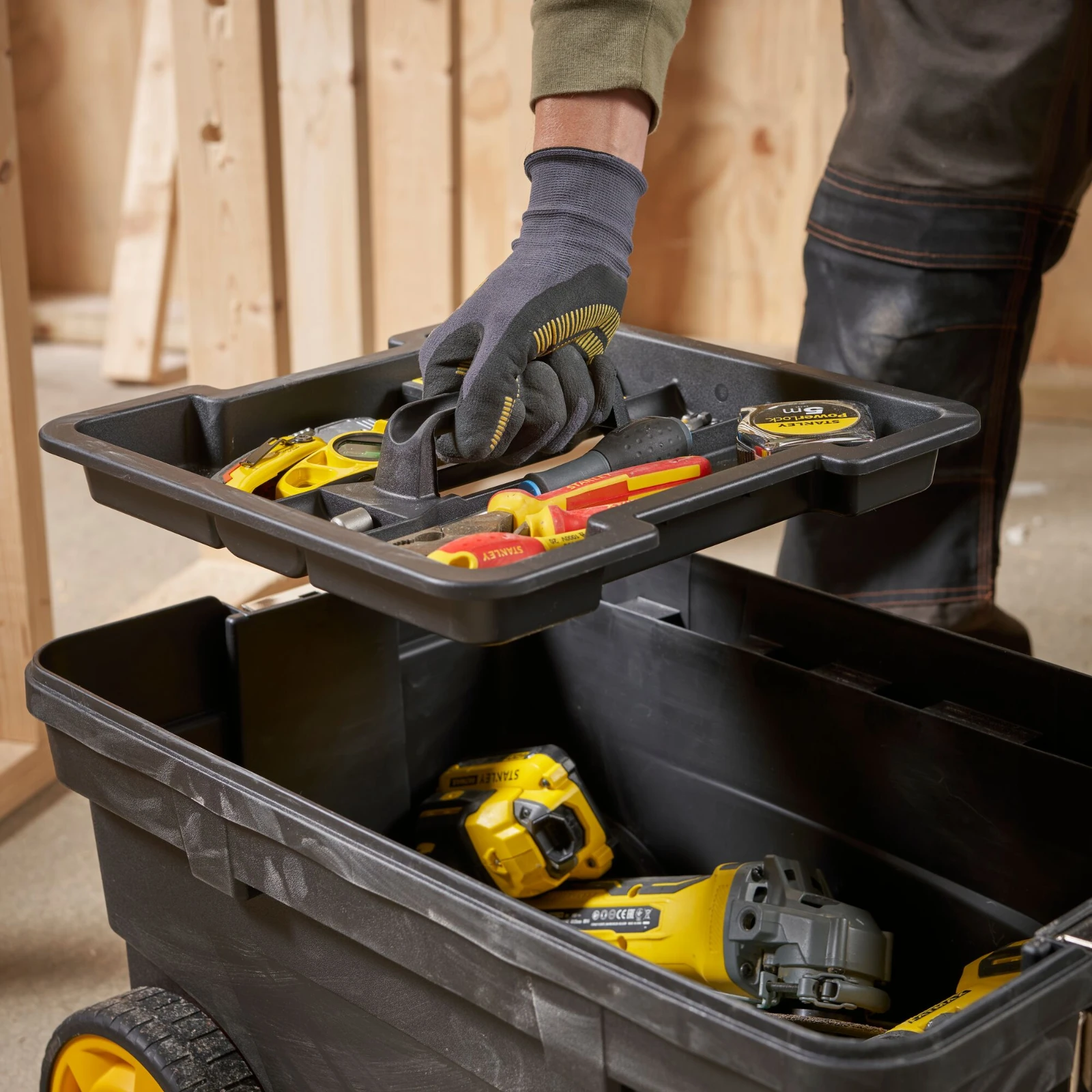 Stanley Gereedschapswagen 62×37,5×42,5 cm 53L