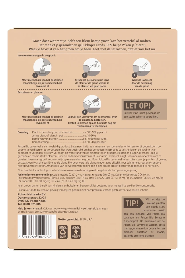 Pokon Bio Lavameel 1,75kg