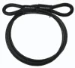 MasterLock Staalkabel met lussen 3m x O10mm zwart vinyl