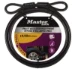 MasterLock Staalkabel met lussen 4,5m x O10mm zwart vinyl